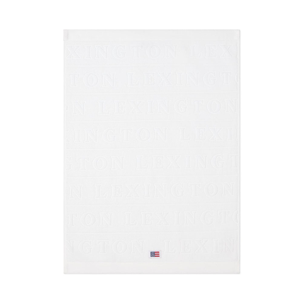 Lexington Velour Jacquard Logo Handduk